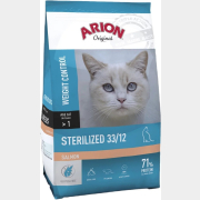 Сухой корм для стерилизованных кошек ARION Original GlutenFree Sterilized лосось 7,5 кг (5414970058674)