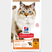 Сухой корм для кошек беззерновой HILL'S Science Plan No Grain курица с картофелем 1,5 кг (52742036984)
