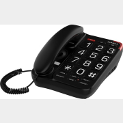 Телефон домашний проводной MAXVI CB-01 Black
