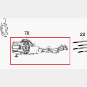 Статор двигателя для болгарки AEG BEWS18-125BL (4931466496)