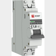 Автоматический выключатель EKF PROxima ВА 47-63 1P 1,6А C 4,5кА (mcb4763-1-1.6C-pro)