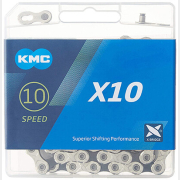 Цепь для велосипеда 1/2"x11/128"x116l KMC (X10)