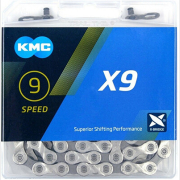 Цепь для велосипеда 1/2"x11/128"x116l KMC (X9)
