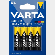 Батарейка АА VARTA Super Heavy Duty 4 штуки