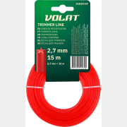 Леска для триммера d 2,7 мм х 15 м сечение звездочка ВОЛАТ (51030-04)