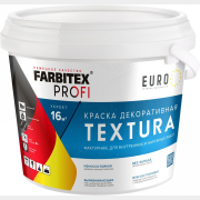 Краска акриловая фактурная FARBITEX Profi белая 7 кг (4300008183)