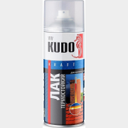 Лак кремнийорганический термостойкий KUDO универсальный 520 мл (KU-9006)