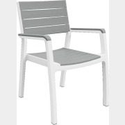 Стул садовый KETER Harmony Armchair белый/серый (236052)