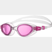 Очки для плавания детские ARENA Cruiser Evo Jr розовые линзы, прозрачный (002510910)