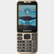 Мобильный телефон MAXVI X10 золотистый