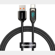 Кабель BASEUS Display Fast Charging USB to USB-C 1m Black (CASX020001)