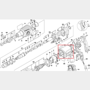 Корпус статора для перфоратора BOSCH GBH2-23RE/REA (1617000523)