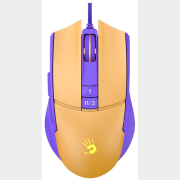 Мышь игровая A4TECH Bloody L65 Max желтый/фиолетовый
