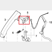 Рычаг управления для бензопилы DCS4630 (181117081)