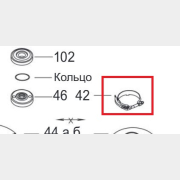 Хомут кожуха для болгарки ФИОЛЕНТ МШУ1 (ИДФР301532007И)