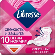 Прокладки гигиенические LIBRESSE Ultra Normal 10 штук (7322542151778)