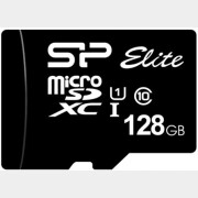 Карта памяти SILICON POWER Elite MicroSDXC 128Gb с адаптером SD (SP128GBSTXBU1V10SP)