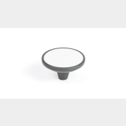 Ручка мебельная кнопка BOYARD SFERA Basico RC521GR.1/W серый, белый