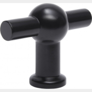 Ручка мебельная кнопка BOYARD Anchor RC089BL.1 матовый черный