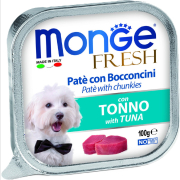 Влажный корм для собак MONGE Fresh паштет тунец ламистер 100 г (70013017)