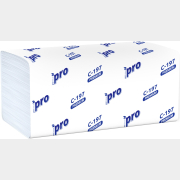 Полотенца бумажные PROTISSUE двухслойные V-сложения 200 штук (С197)