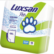 Пеленки одноразовые для животных LUXSAN Premium Gel 60х60 см 10 штук (LSN750601)