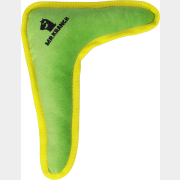 Игрушка для собак MR.KRANCH Бумеранг с пищалкой 34х28,5х6,5 см зеленый (MKR80241)