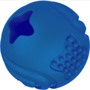 Игрушка для собак MR.KRANCH Мяч с ароматом курицы 6,5 см синий (MKR001115)
