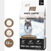 Сухой корм для собак беззерновой NATURA WILD North Country курица с уткой и индейкой 12 кг (795028)
