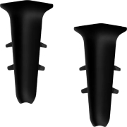 Уголок для плинтуса внутренний IDEAL Деконика 70 мм 007 Черный 2 штуки (Д-П70-В-Ф2 007 ЧЕР)