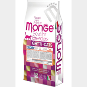 Сухой корм для кошек MONGE PFB Speciality Monoprotein лосось 10 кг (70005142)