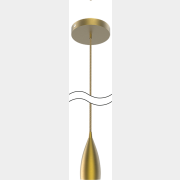Светильник подвесной GAUSS Decor бронзовый (PL032)