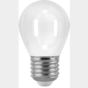 Лампа светодиодная филаментная E27 GAUSS Globe 5 Вт 4100K opal/milky (105202205)