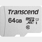 Карта памяти TRANSCEND microSDXC 300S 64 Гб (TS64GUSD300S)