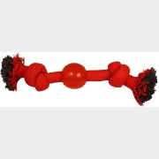 Игрушка для собак TRIOL Веревка-канат, 2 узла и мяч 23 см (12111067)