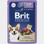 Влажный корм для собак BRIT Premium ягненок в соусе пауч 85 г (5053421)