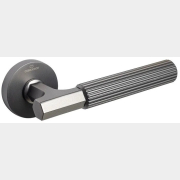 Ручка дверная на розетке CEBI Mood Striped черный матовый никель (518203027)