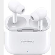 Наушники-гарнитура беспроводные TWS SOUNDMAX SM-TWS2105B White