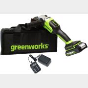 Шлифмашина угловая аккумуляторная GREENWORKS GD24AGK2 (3200207UA)