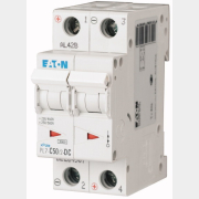Автоматический выключатель EATON PL7-C50/2-DC 2P 50A C 10kA (264907)