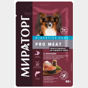 Влажный корм для собак МИРАТОРГ Pro Meat Digestive лосось пауч 85 г (1010024962)