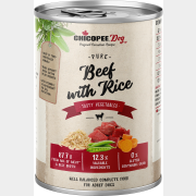 Влажный корм для собак CHICOPEE говядина рис овощи 400 г (H5092)