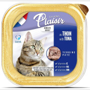 Влажный корм для кошек PLAISIR Tuna Pate тунец ламистер 100 г (3428460051603)