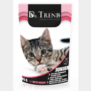 Влажный корм для котят DR.TREND Junior кролик пауч 85 г (4820215368599)