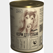 Консерва для собак MYPETS Basic, Мясное ассорти, ягненок, 340г (470902)