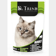 Влажный корм для кошек DR.TREND Adult ягненок пауч 85 г (482021536пауч 8537)