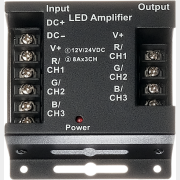 Контроллер (Усилитель мощности) BYLED CNS-AMP-3C8A-BL (12-24v 3CHх8A) (00-00008841)