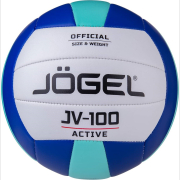 Волейбольный мяч JOGEL JV-100 №5 синий/мятный (4680459127747)