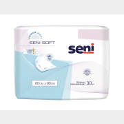 Пеленки гигиенические впитывающие SENI Soft 60х60 см 30 штук (SE-091-S030-J02)
