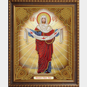 Алмазная вышивка АЛМАЗНАЯ ЖИВОПИСЬ Икона Покров Пресвятой Богородицы 22х28 см (АЖ-5021)